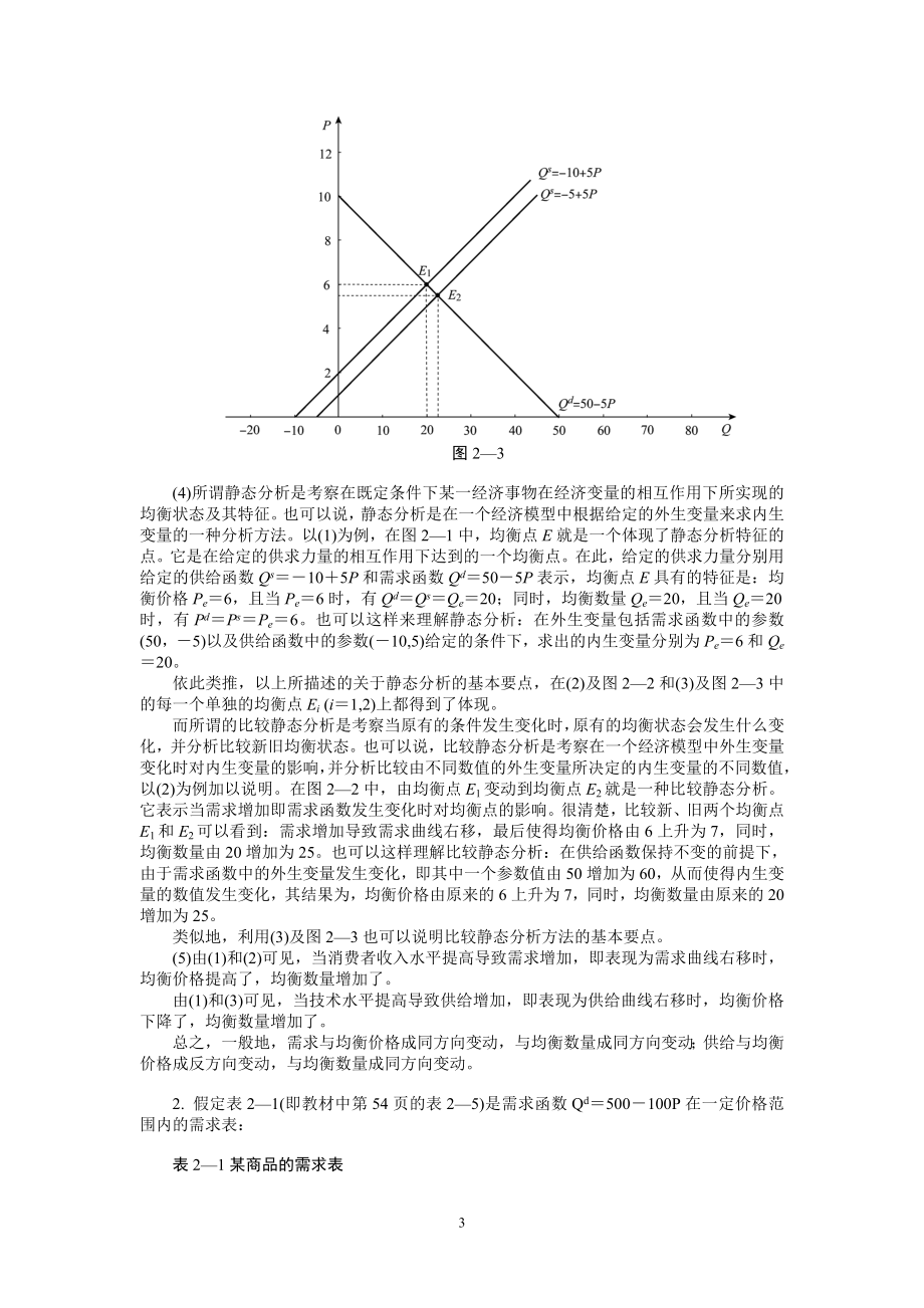 西方经济学(微观部分-高鸿业主编-第五版)习题答案_第3页