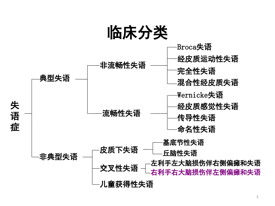 失语症分类和评估课堂PPT_第4页