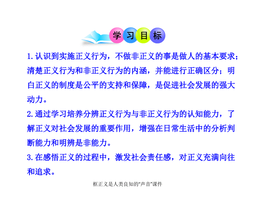 框正义是人类良知的声音课件_第2页