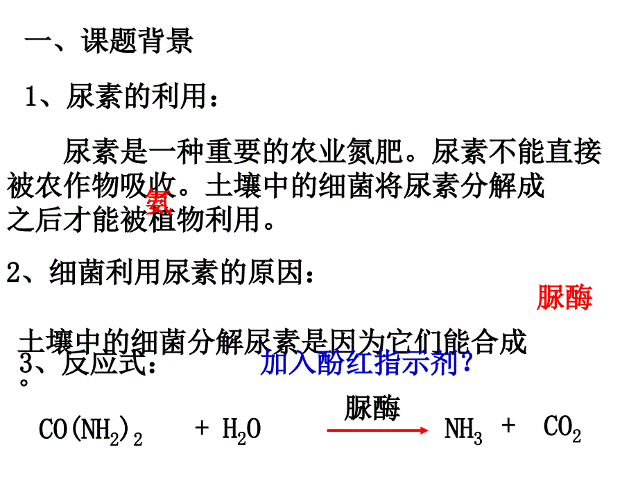 课题土壤中分解尿素的细菌的分离与计数_第2页