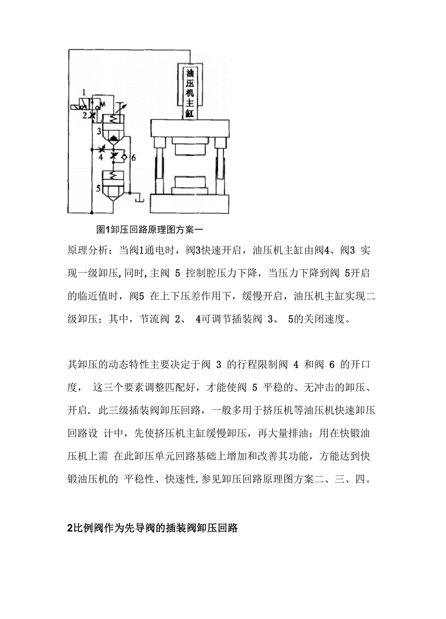 快速卸压回路的几种设计方案_第2页