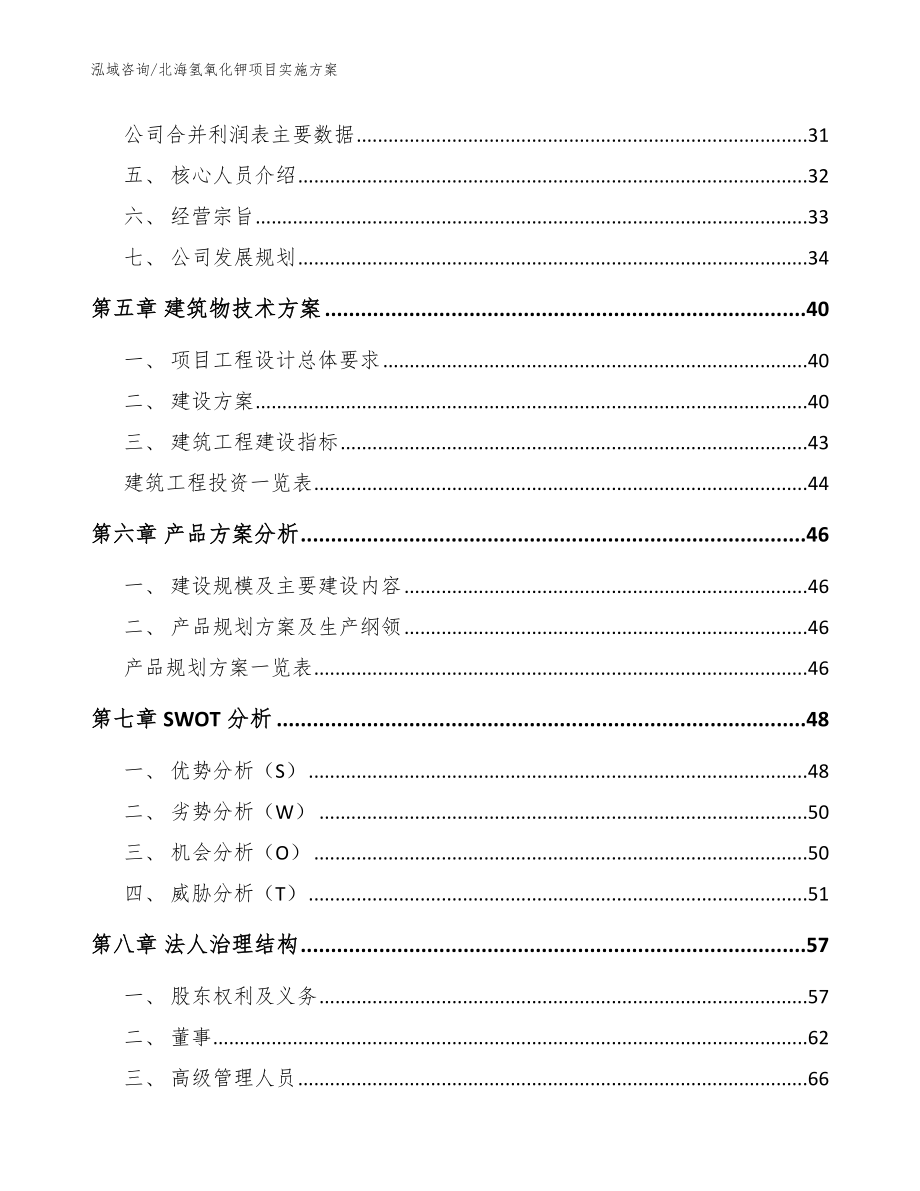 北海氢氧化钾项目实施方案_模板范文_第3页