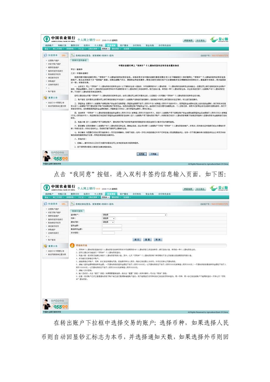 银行个人网上银行双利丰功能操作手册_第2页