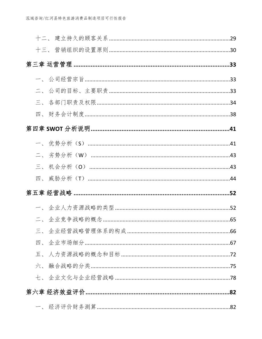 红河县特色旅游消费品制造项目可行性报告_第3页