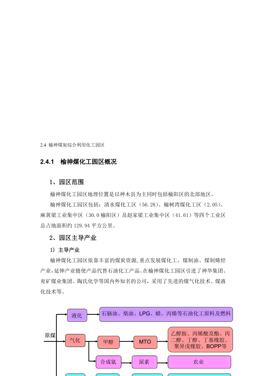 最新榆神煤炭综合利用化工园区_第1页