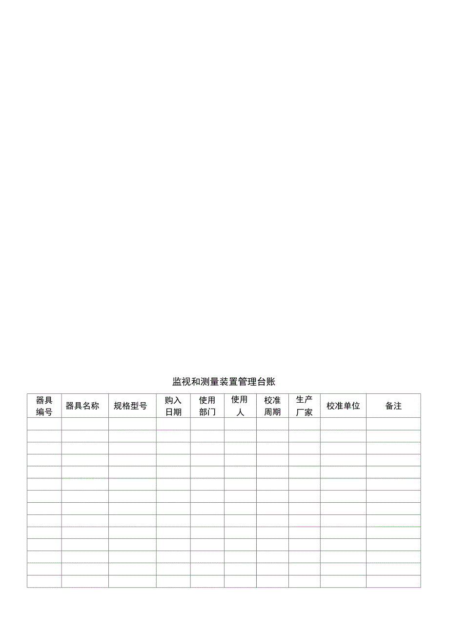 检测的设备的校验计量和操作规程_第5页