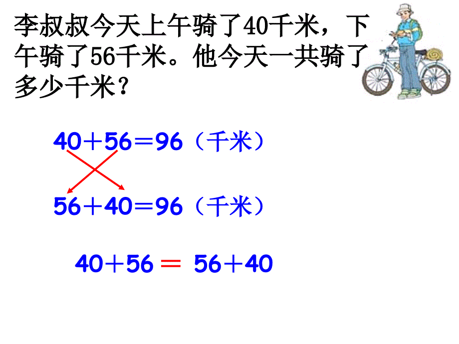 小学四年级下册数学加法运算律_第3页