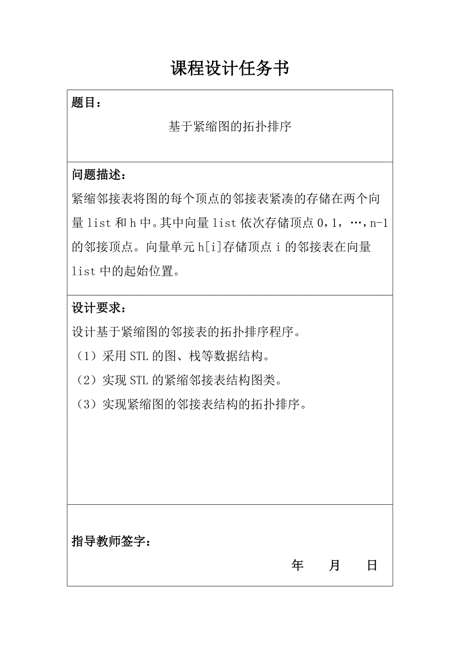 基于紧缩图的邻接表的拓扑排序.doc_第2页