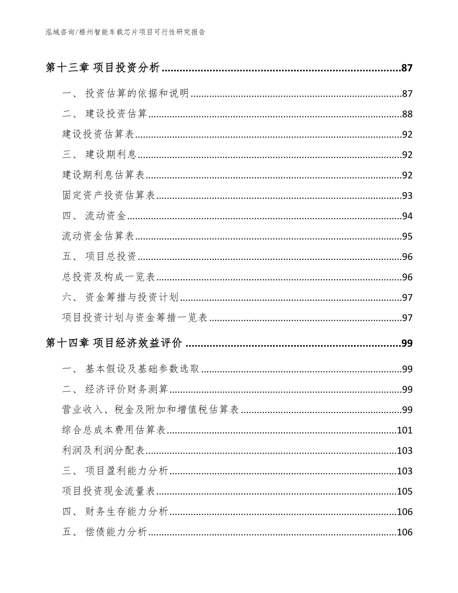 梧州智能车载芯片项目可行性研究报告模板范本_第5页