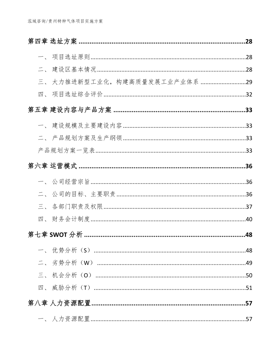 贵州特种气体项目实施方案模板范本_第2页