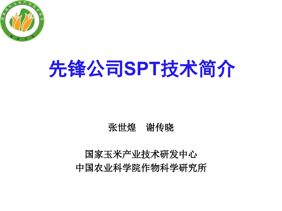 张先锋公司SPT技术简介课件_第1页