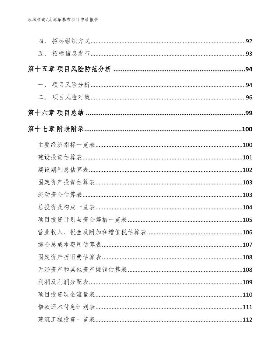 太原革基布项目申请报告【参考范文】_第5页