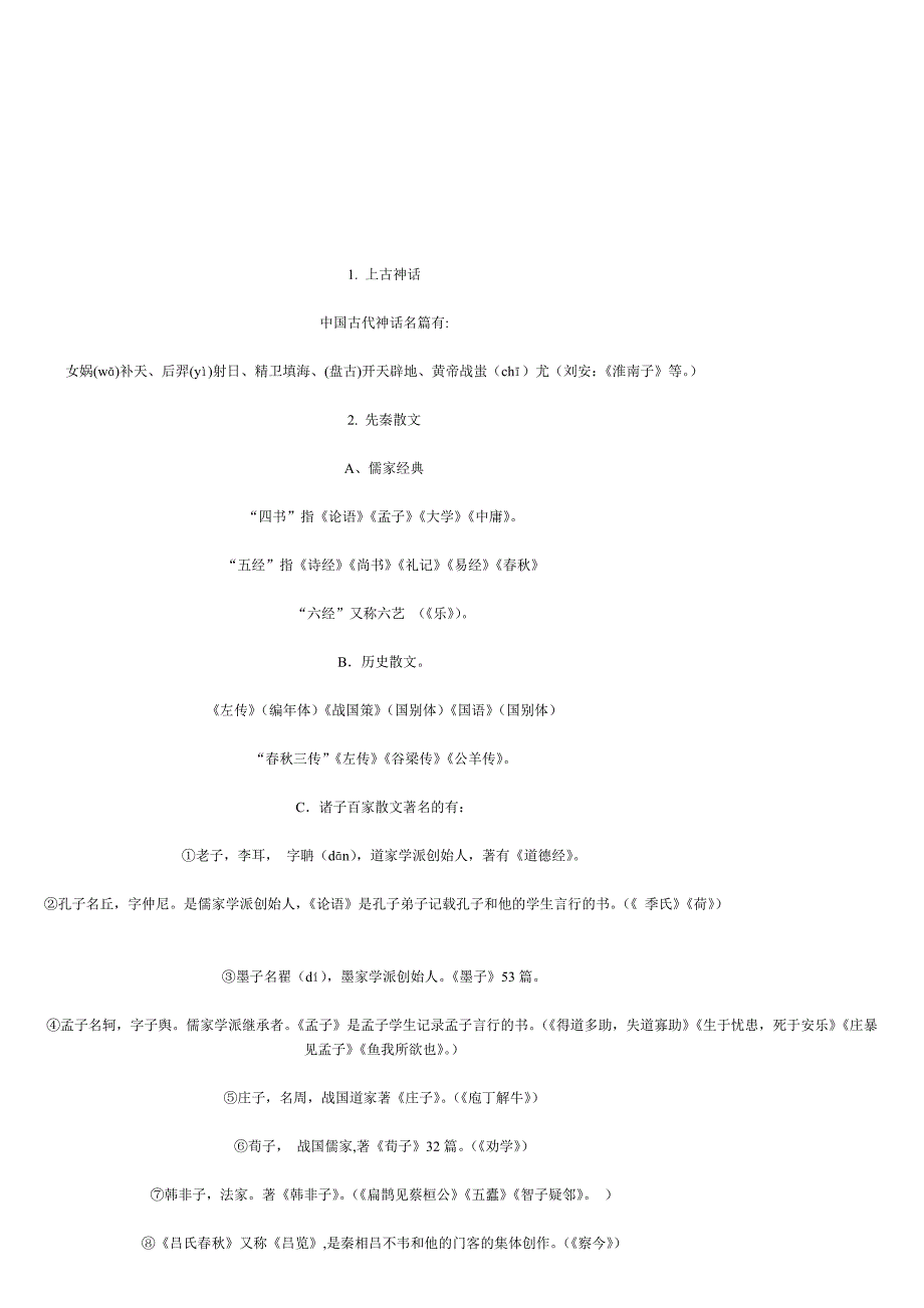 [精品]高中生必须理解的文学常识.doc_第1页