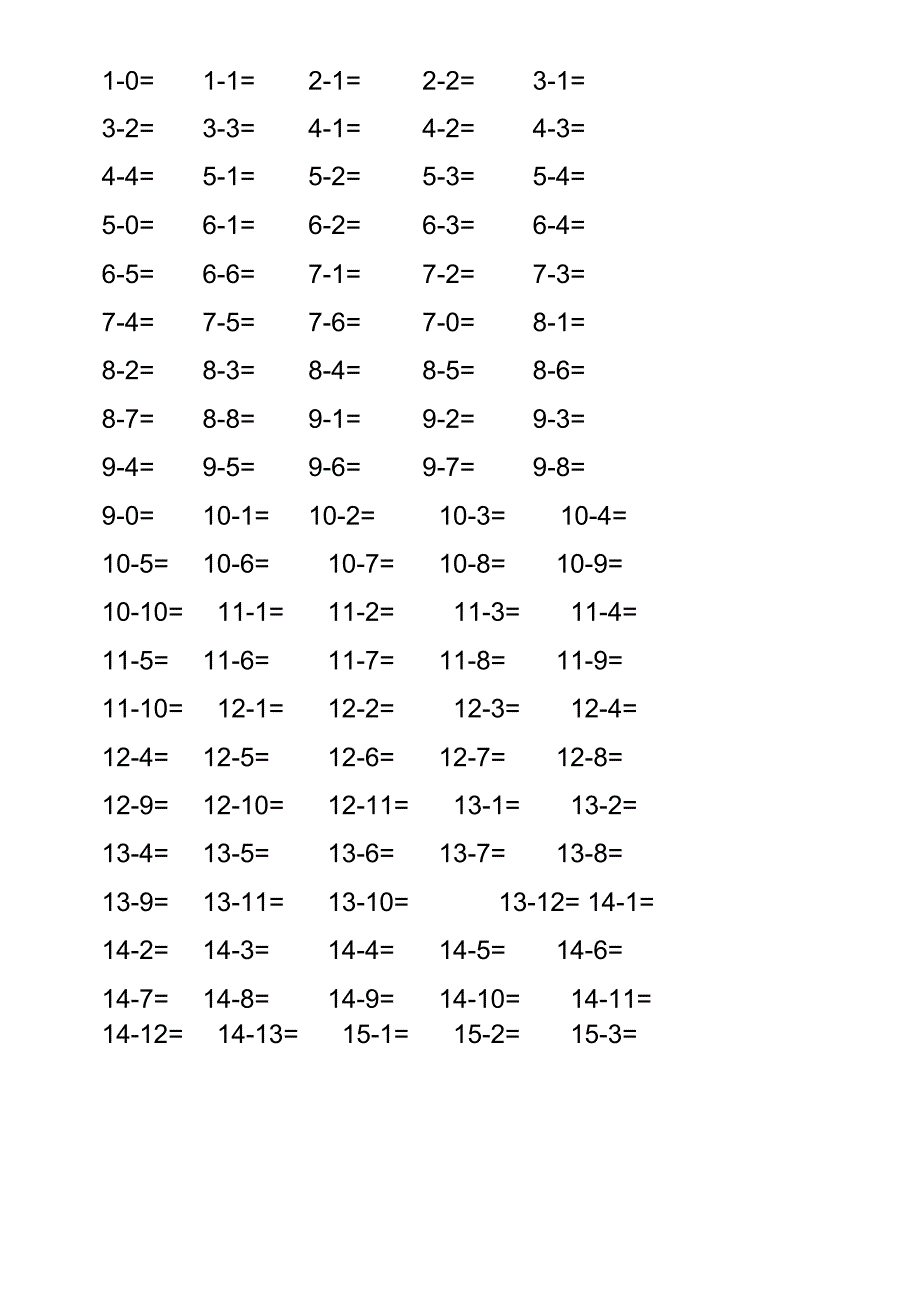 以内加法算术题_第3页