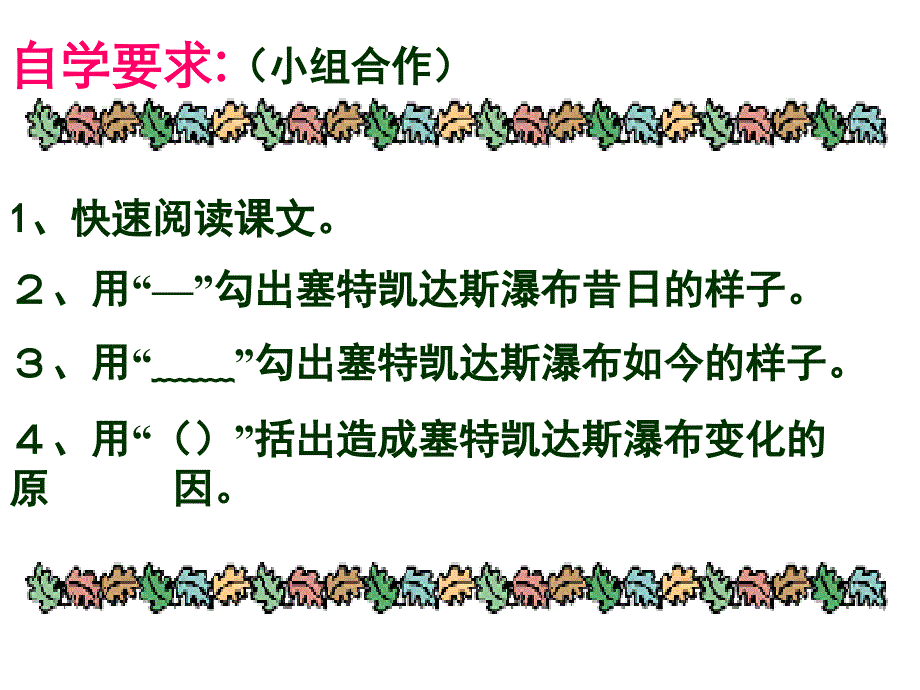 沪教版语文五上大瀑布的葬礼课件2_第3页