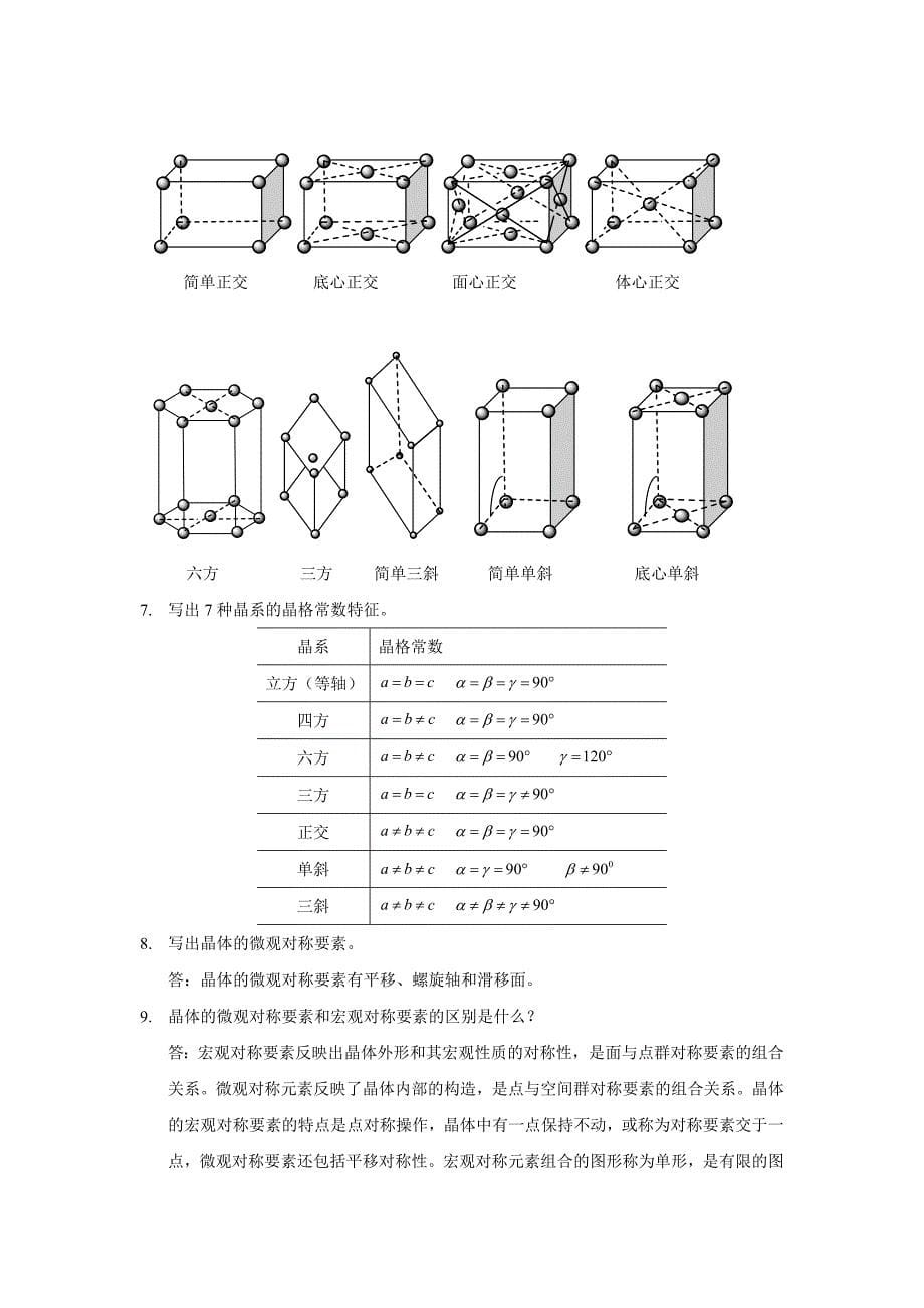 材料化学作业参考答案_第5页