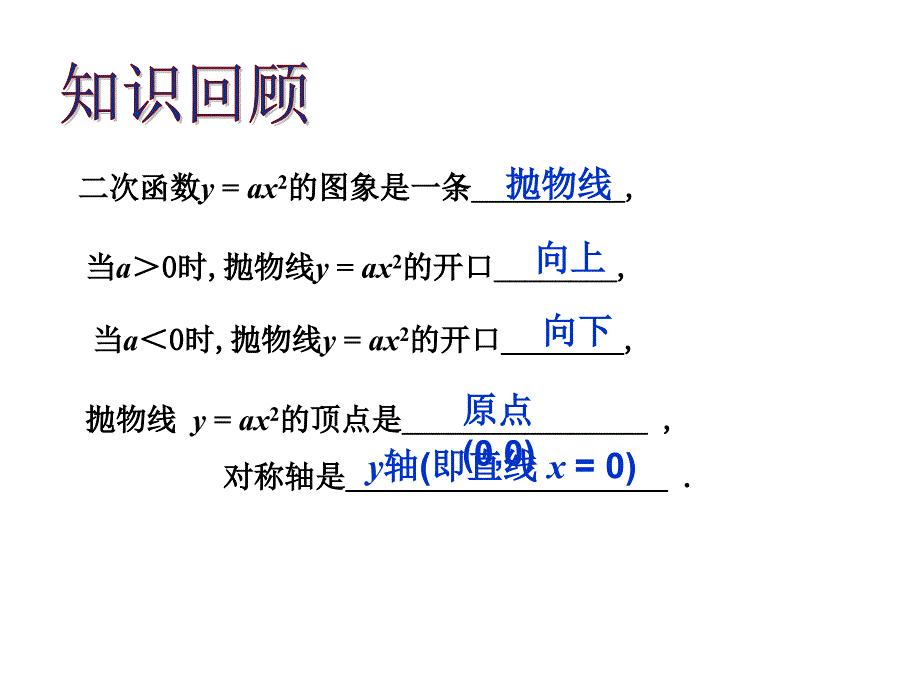 二次函数y=a（x-h)2+k的图象（1）_第2页