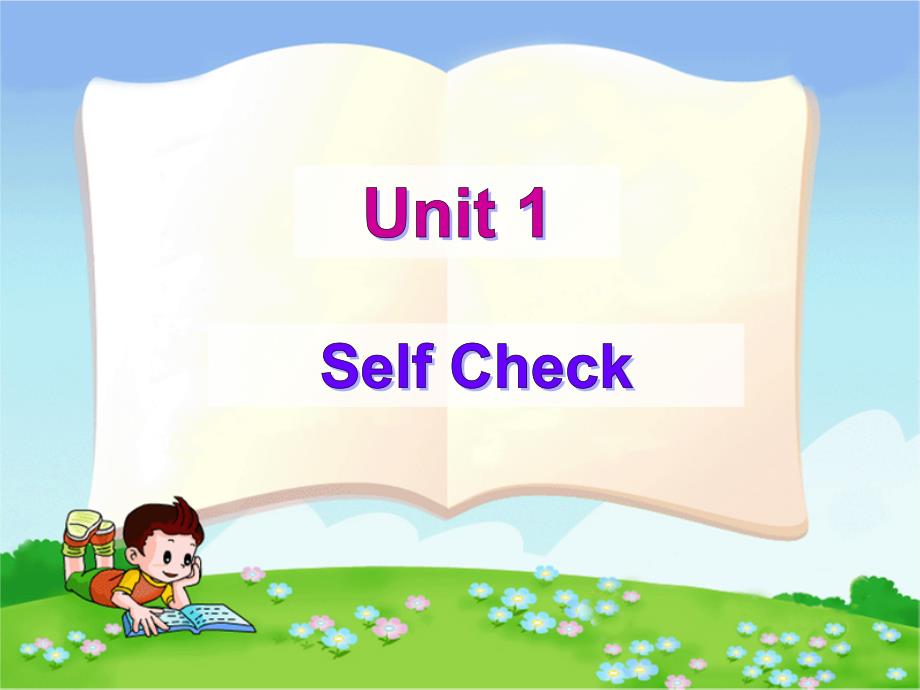 九年级Unit1Self-check_第1页