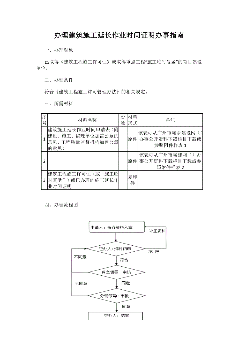 办理建筑施工延长作业时间证明办事_第1页