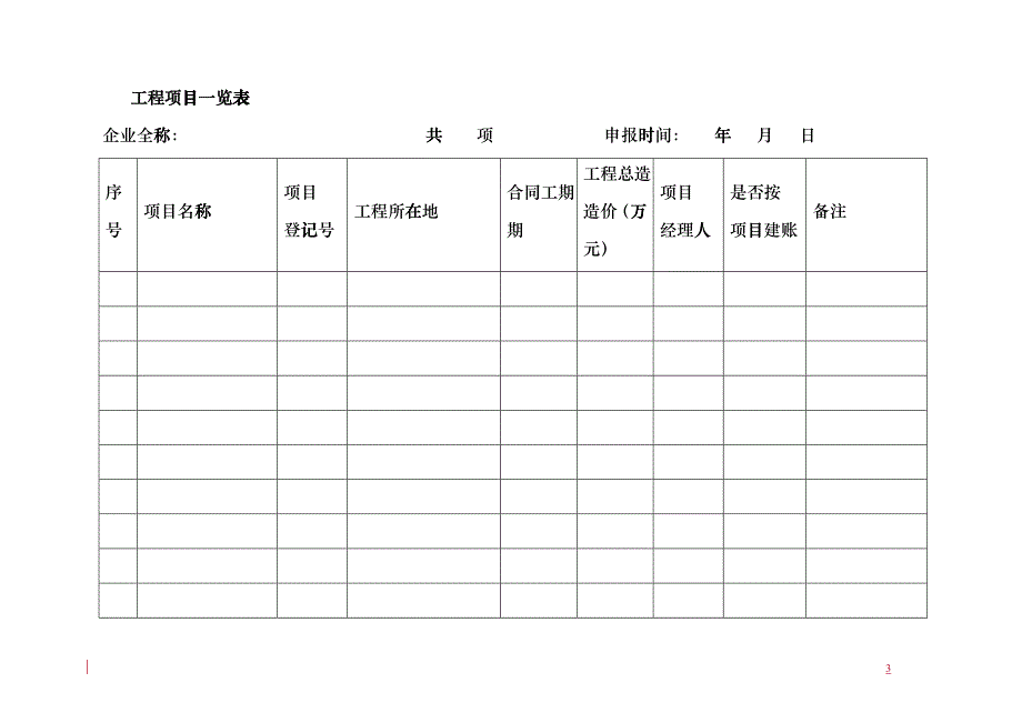 外地来宁建筑企业个人所得税查账征收申请表（按项目）gpwz_第3页