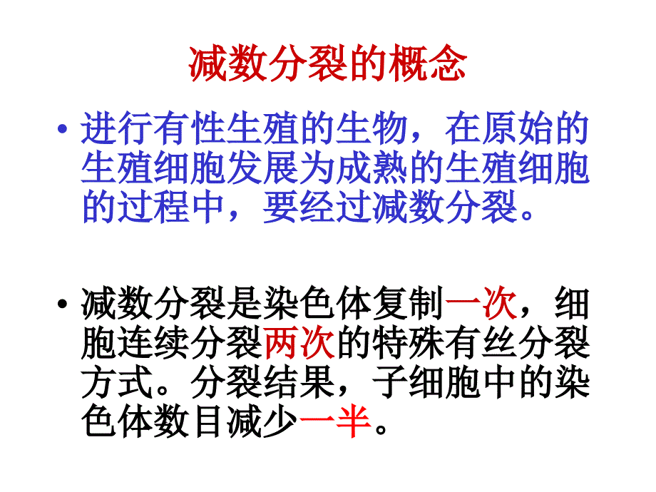 学业水平测试复习12减数分裂和受精作用_第2页