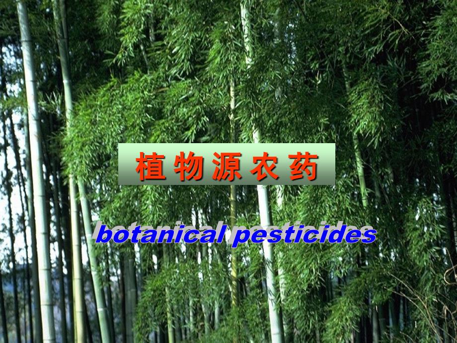 植物源农药参考PPT_第1页