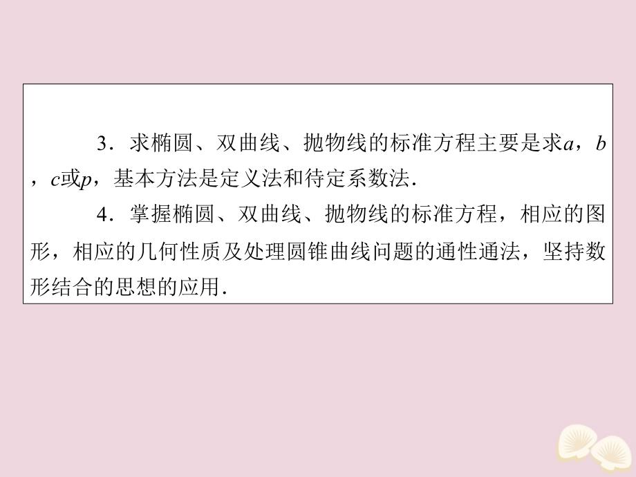 2019-2020学年高中数学 第二章 圆锥曲线与方程单元总结课件 新人教A版选修2-1_第4页