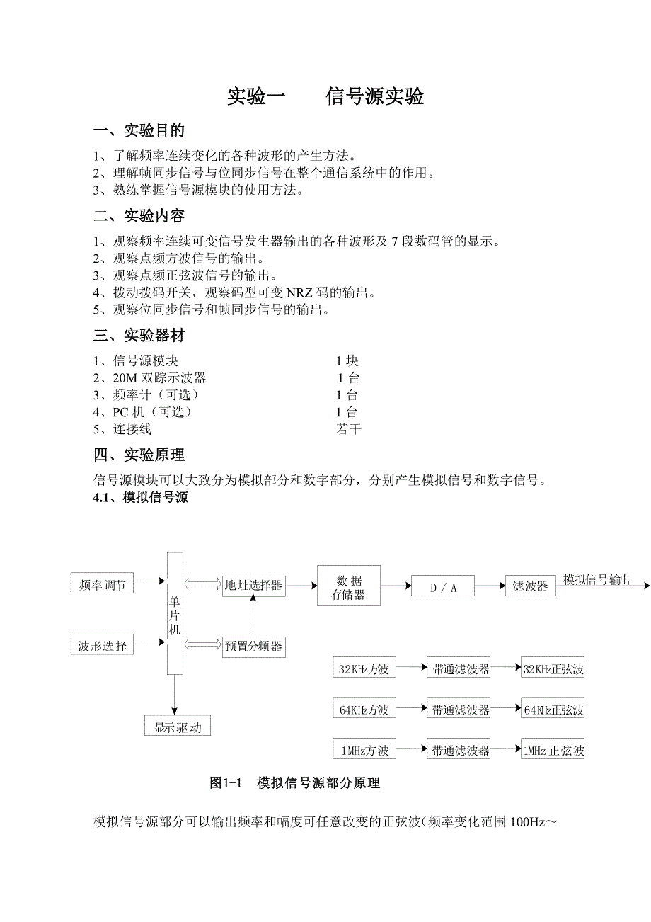 通信原理实验指导书完整版4.11_第2页