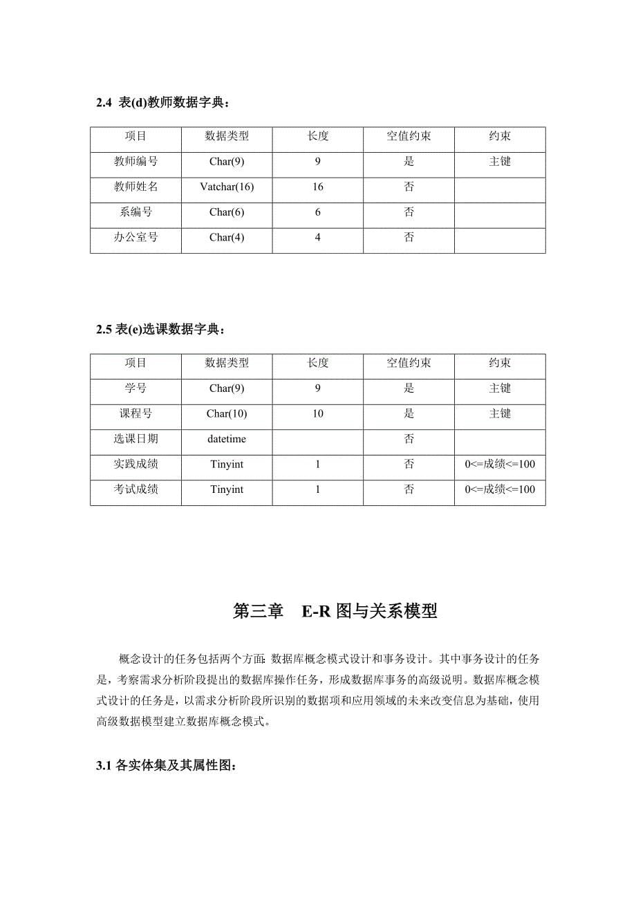 数据库课程设计作业_第5页