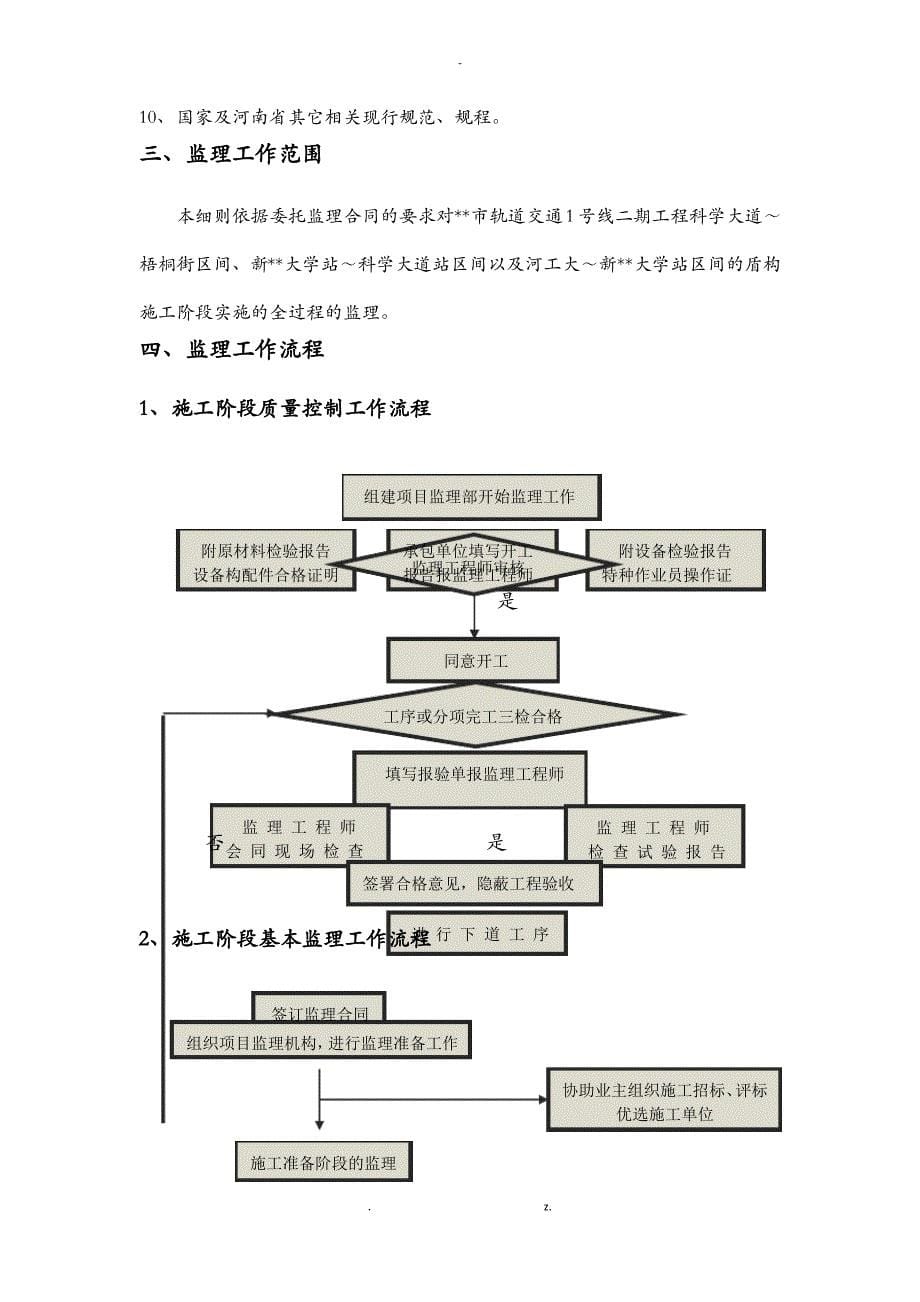 地铁盾构施工监理实施细则_第5页