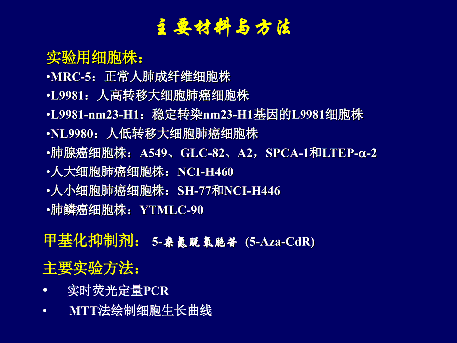 KAI1基因在人肺癌细胞株中表达水平及调控机制的研究_第3页