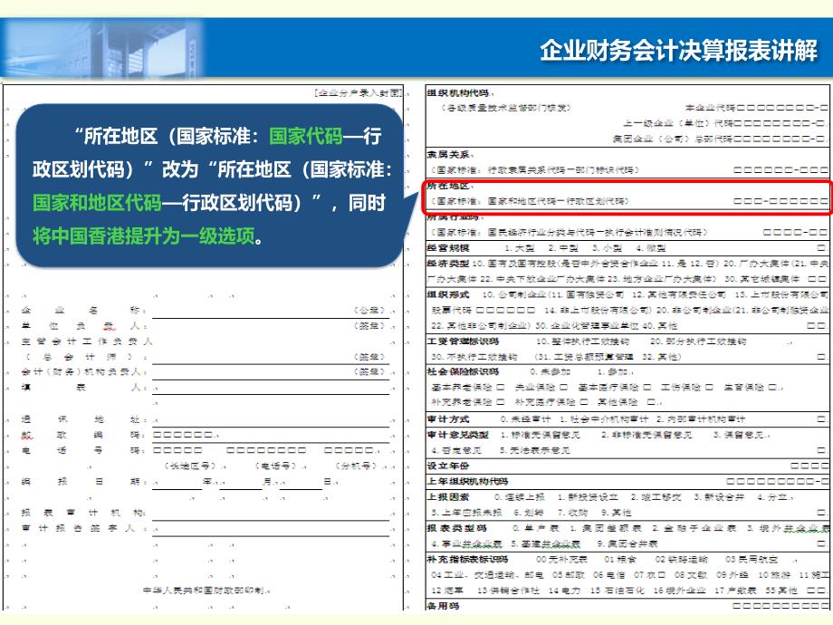 企业财务会计决算报表修订及章节解_第3页