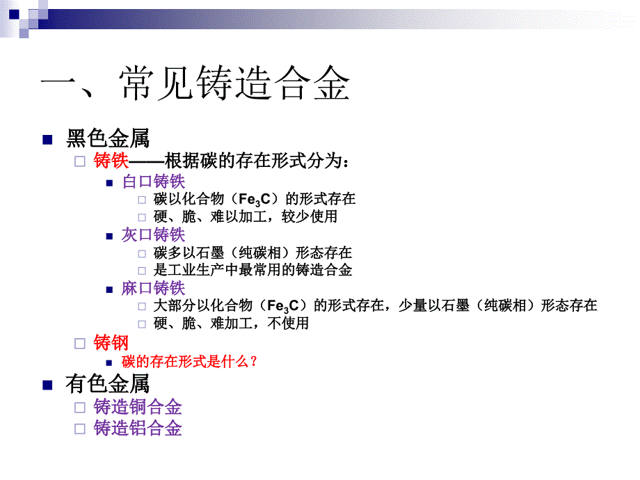 常见铸造合金与铸件结构工艺性资料PPT课件_第3页