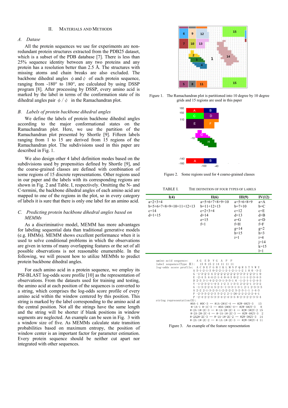 外文翻译--Protein backbone dihedral angle prediction based on probabilistic models_第2页