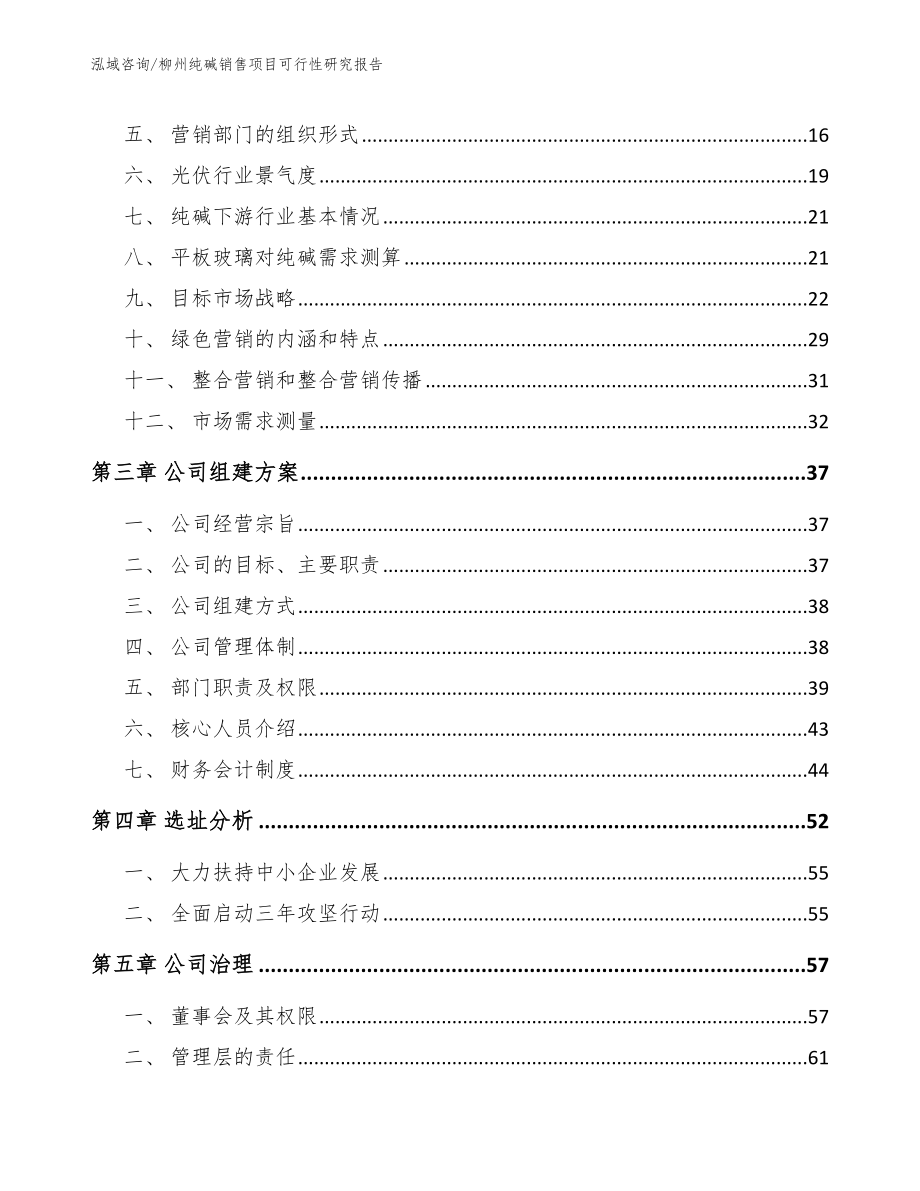 柳州纯碱销售项目可行性研究报告_第3页