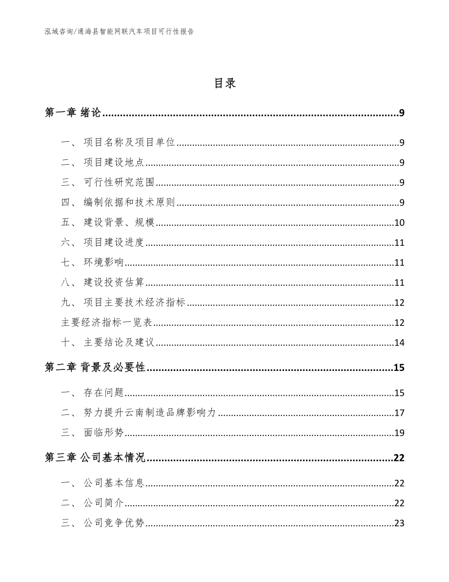 通海县智能网联汽车项目可行性报告_第3页