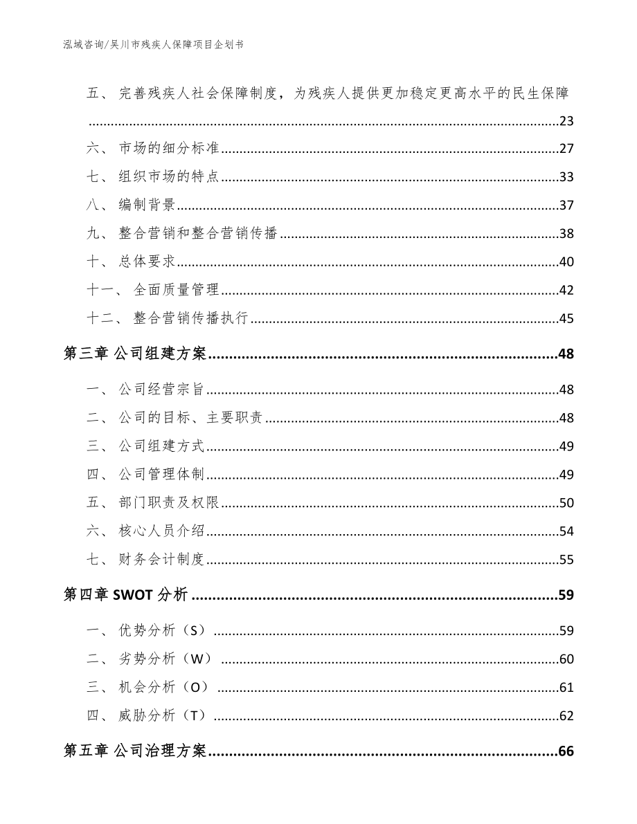 吴川市残疾人保障项目企划书_模板范本_第4页