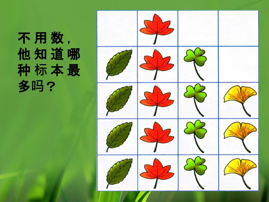 二年级上册数学第六单元认识统计表ppt课件_第3页