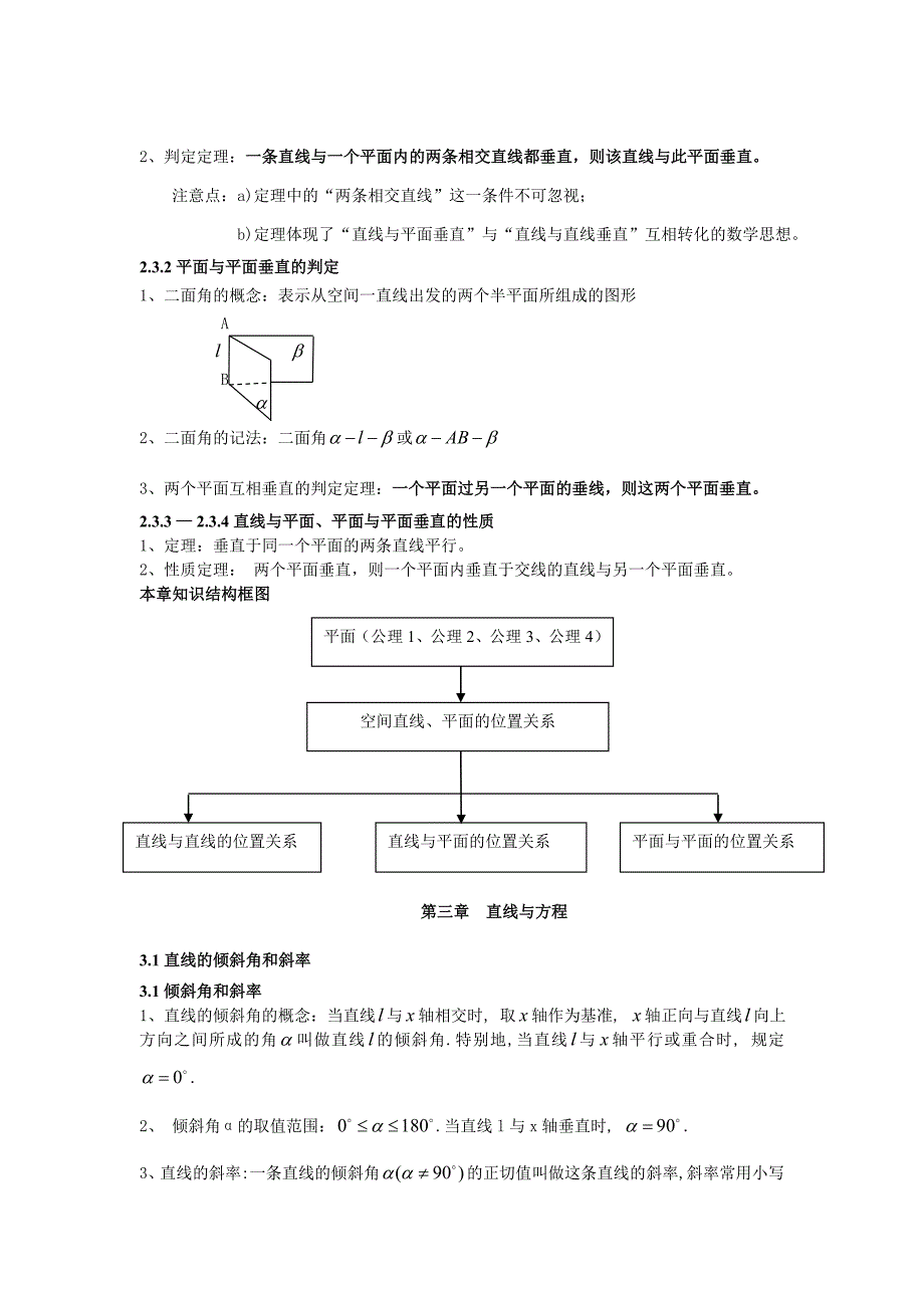 (完整)高中数学必修2复习提纲.doc_第4页