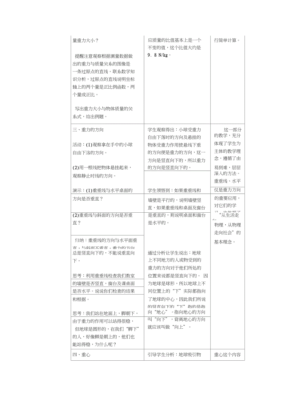 (完整版)重力教案_第4页