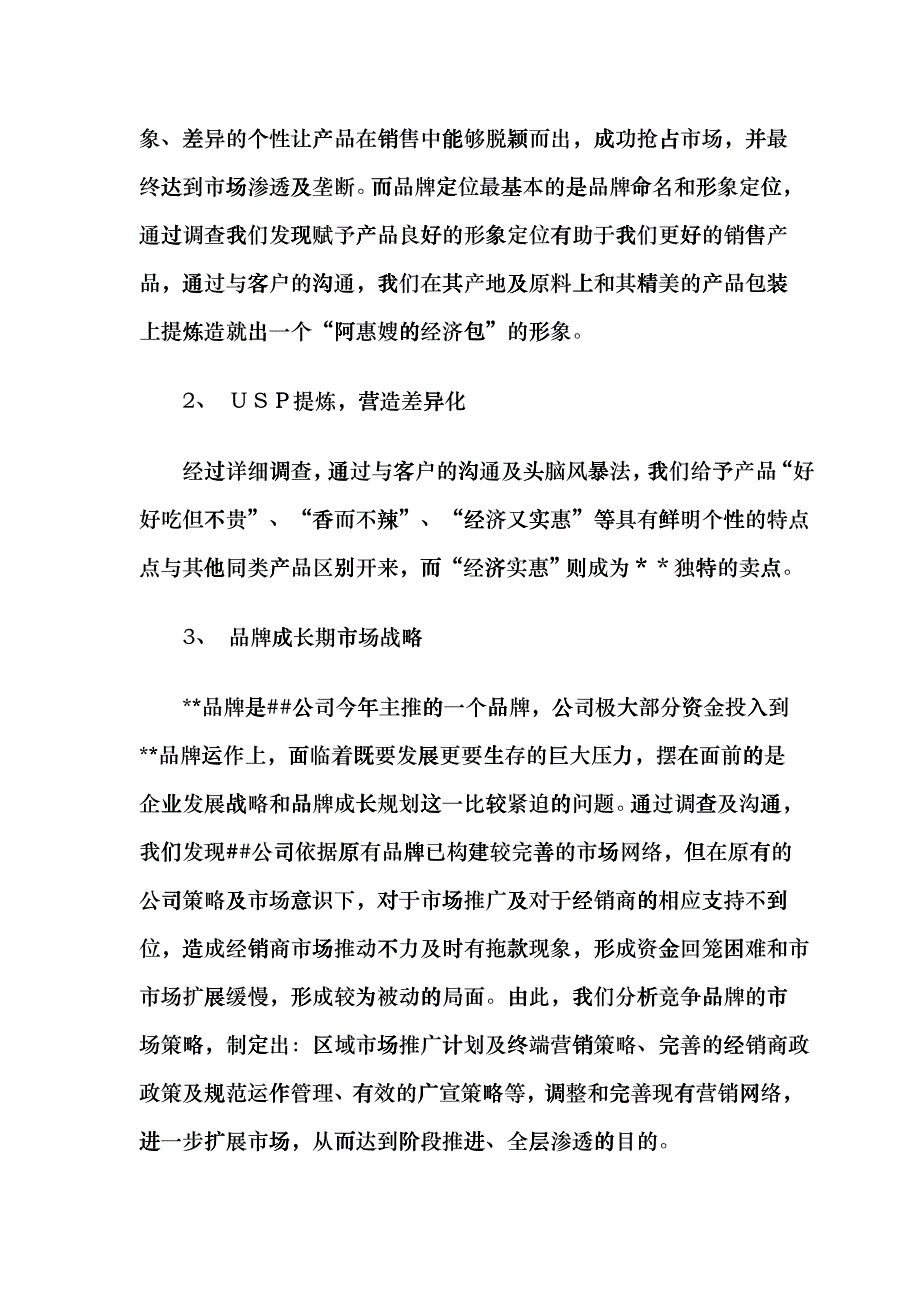 经济型包装产品营销策划方案_第4页