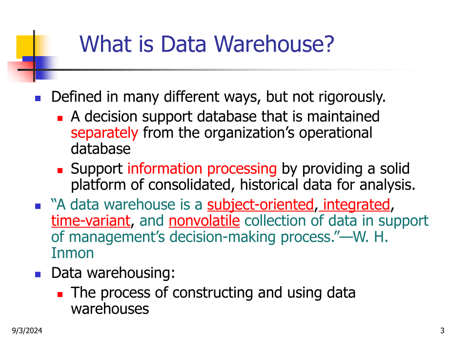 Chapter 2 Data Warehousing and OLAP Technology for Data Mining数据挖掘：概念与技术 英文版教学课件_第3页