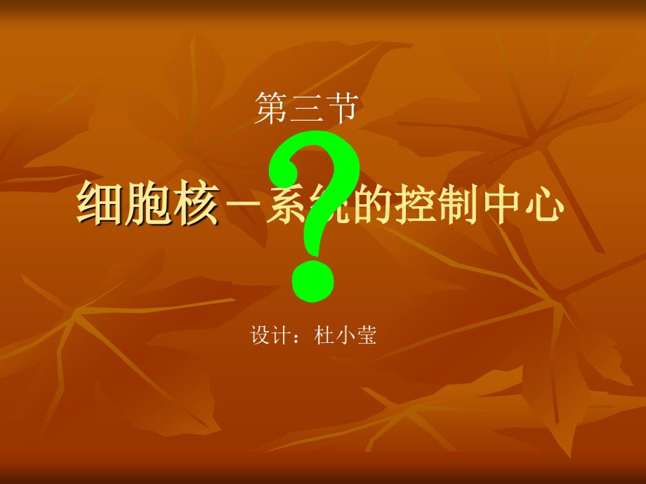 细胞核系统的控制中心.ppt_第3页