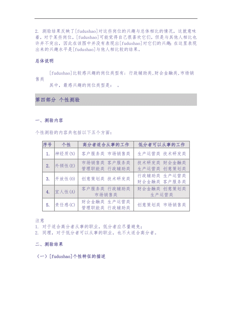 综合测评职业倾向测评报告（DOC 7页）（天选打工人）.docx_第4页