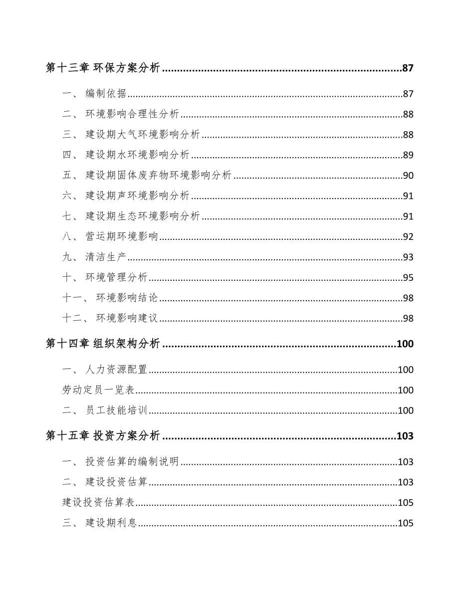 汽车滤清器项目可行性研究报告_第5页