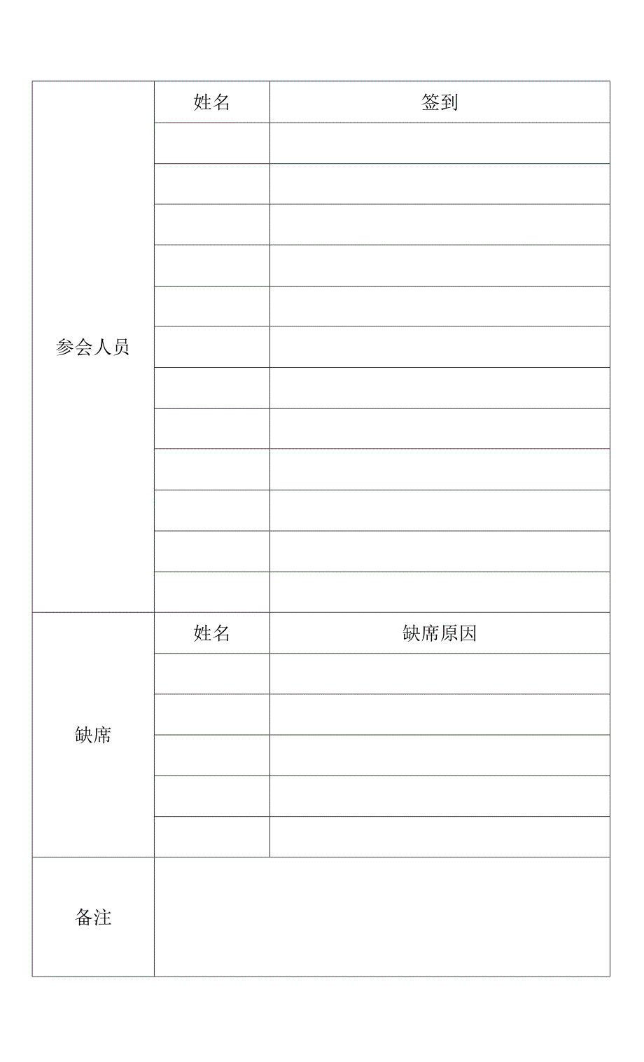 会议签到表10001.docx_第2页