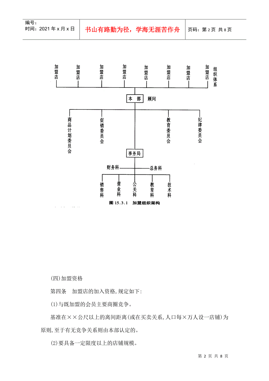 连锁加盟店规章制度(doc 7页)_第2页