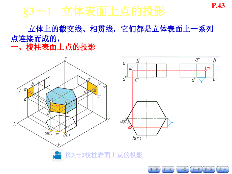 中职机械制图-第三章立体表面交线的投影作图(劳社版统编教材课件)_第4页