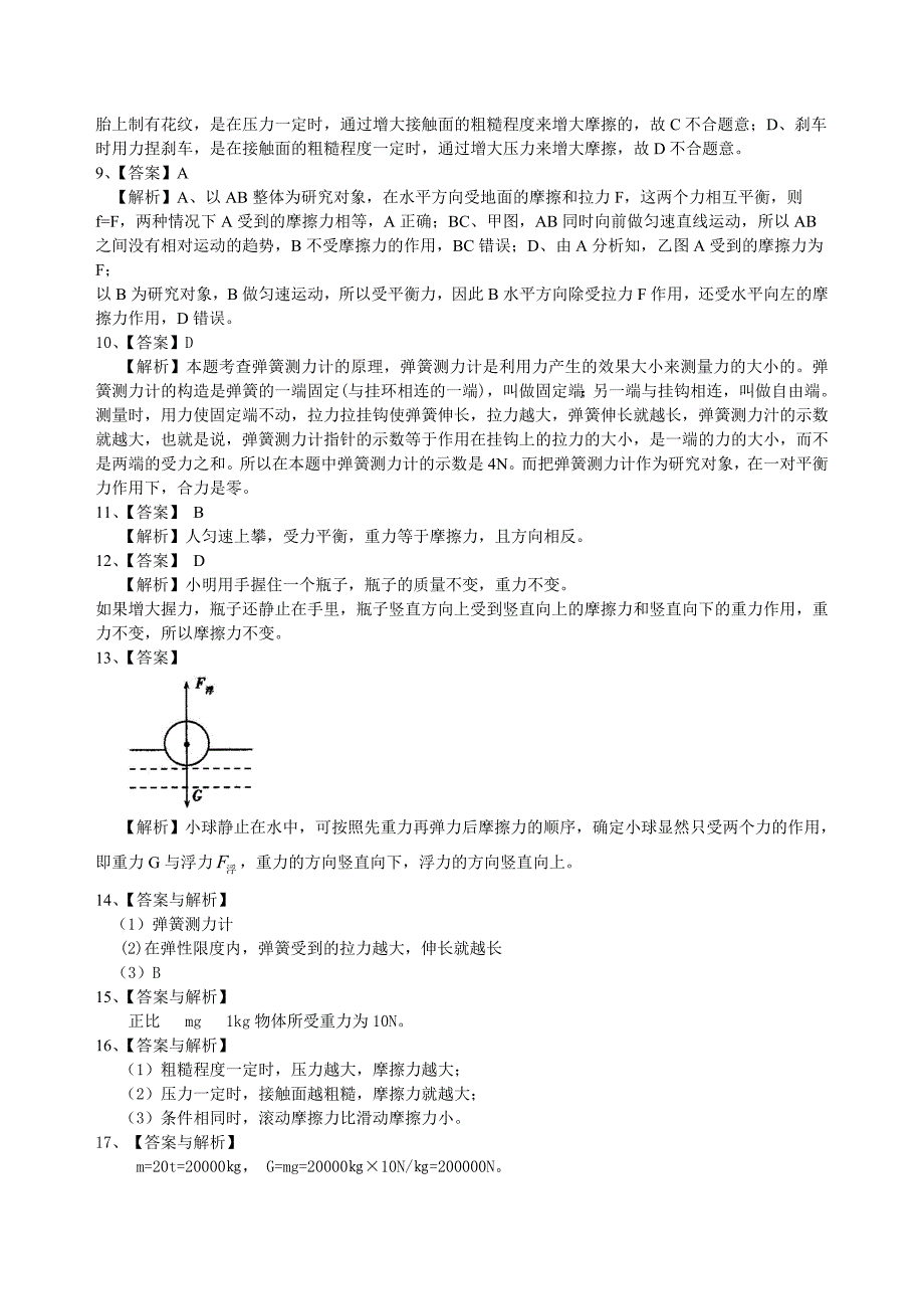 总复习：重力、弹力、摩擦力（基础）巩固练习.doc_第4页