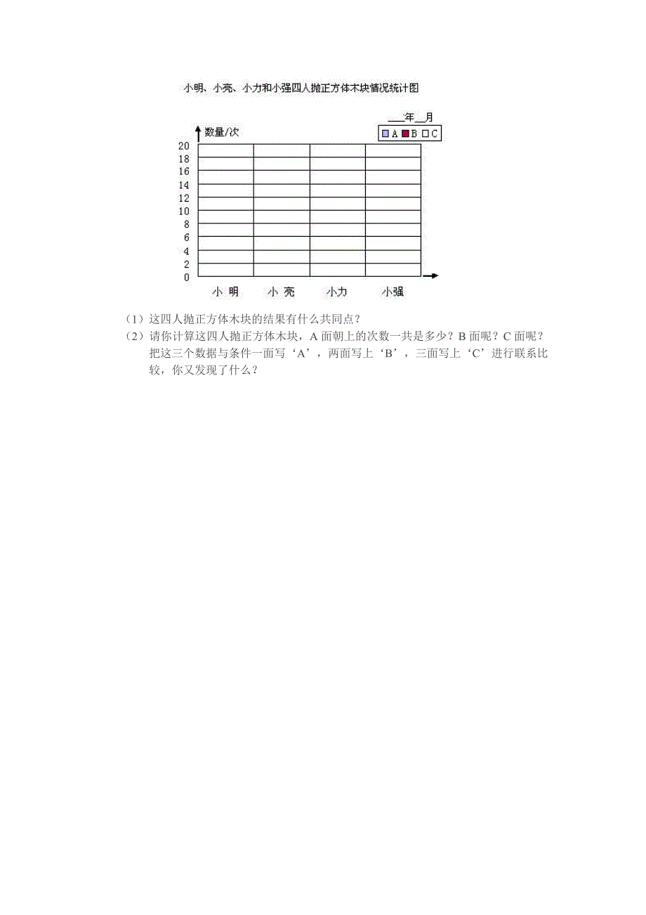 条形统计图练习题_第4页